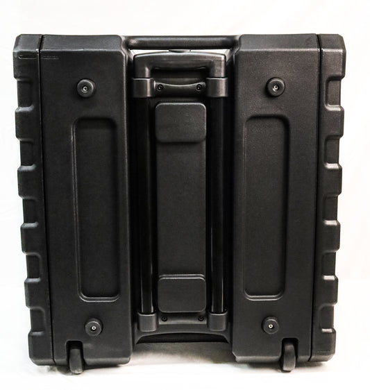 4U Rack Mount Rolling Rack Case with Laptop Storage