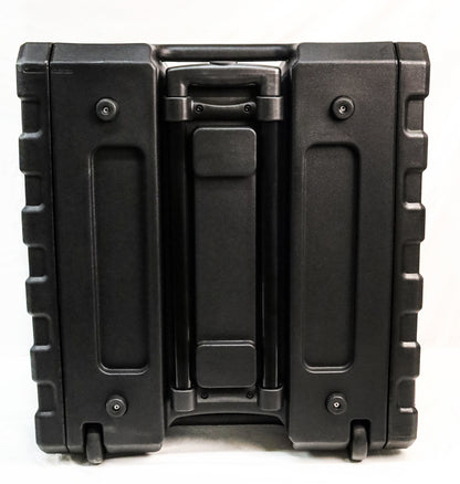 4U Rack Mount Rolling Rack Case with Laptop Storage