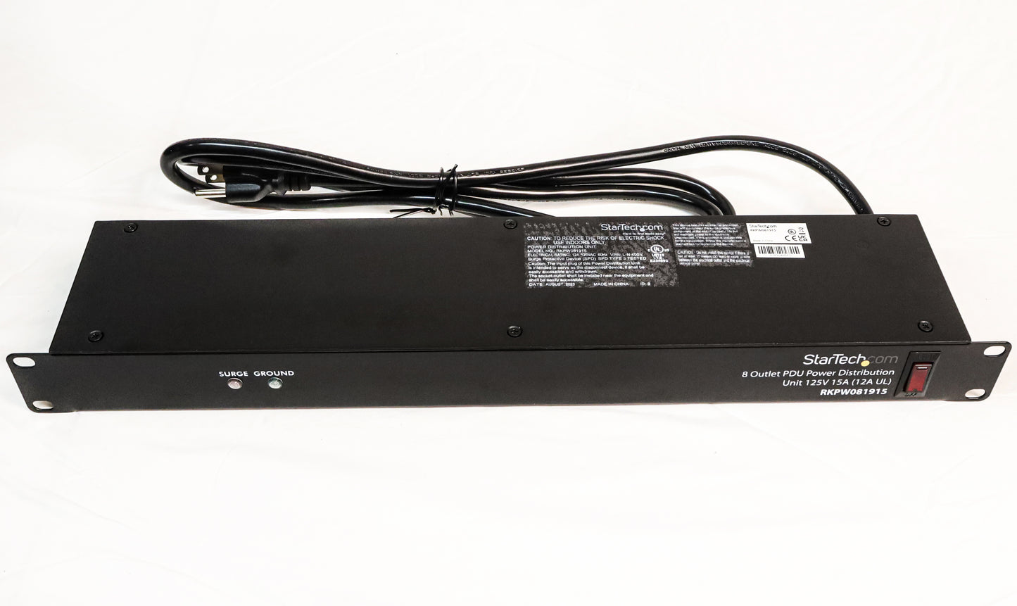 Rack Mount Power Strip For Carrying Cases
